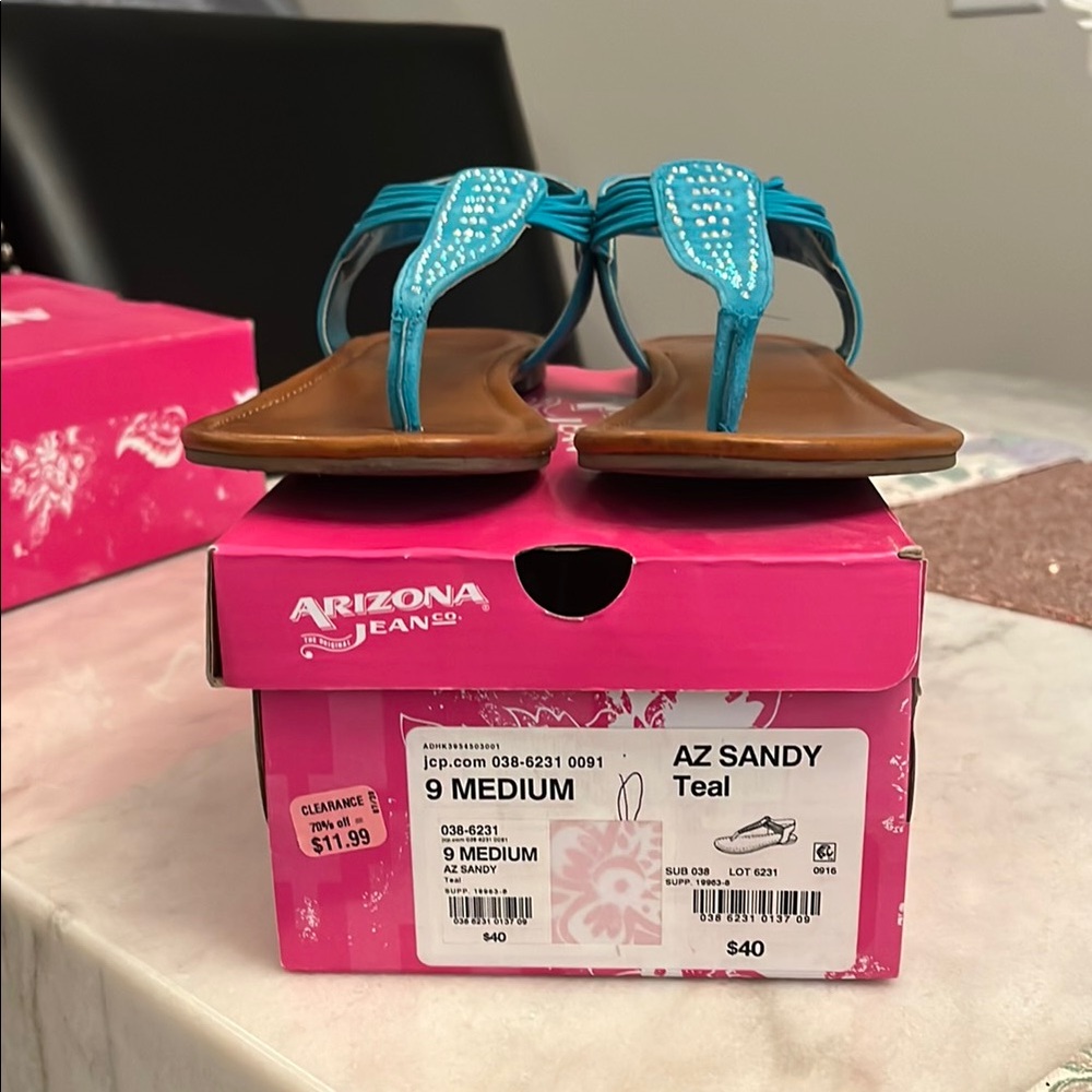 Teal Women's Sandals